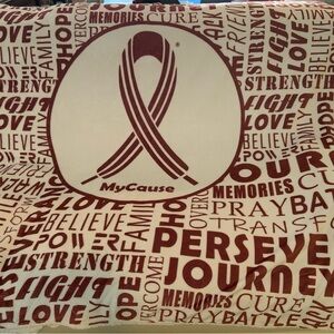 MyCause Strength Cloud Oversized Blanket
70” x 59.5” Multiple Myeloma Awareness